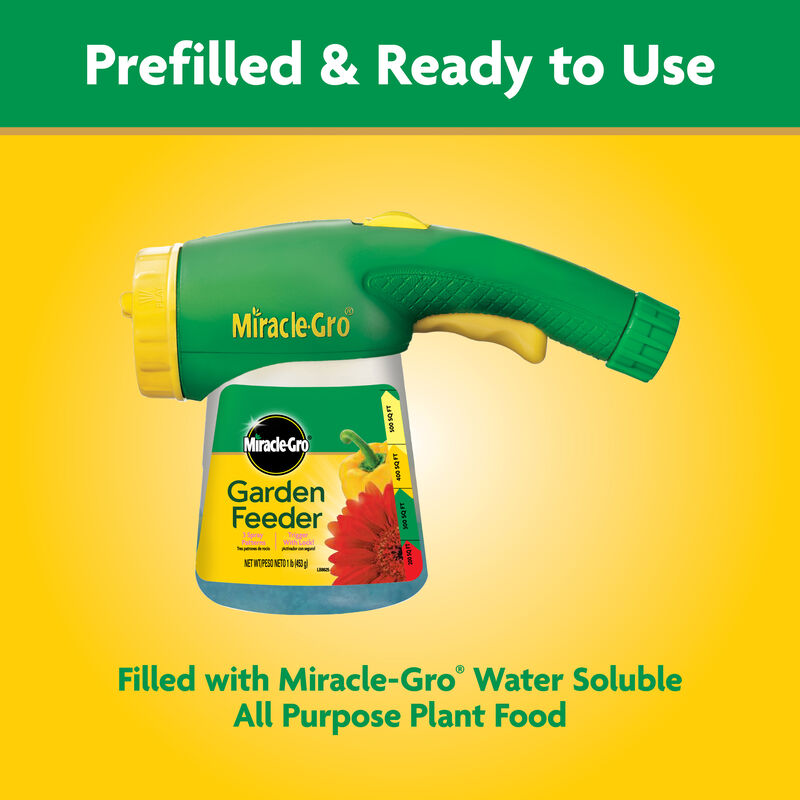 Miracle-Gro&reg; Water Soluble All Purpose Plant Food and Garden Feeder Bundle image number null